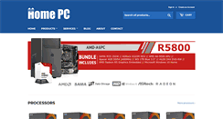 Desktop Screenshot of homepc.co.za